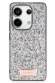 Onegif Xiaomi Redmi Note 13 Pro 4G Bright Simli Kapak - Gümüş