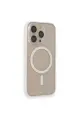 Newface Apple iPhone 14 Pro Kılıf Grand Magneticsafe Kapak - Beyaz