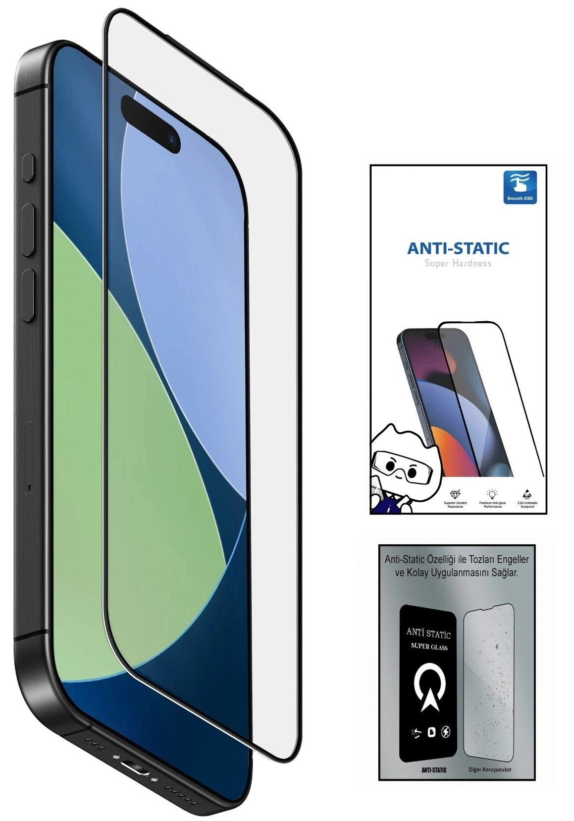 Samsung S24 6d Anti Static Temperli Cam Ekran Koruyucu Kırılmaz Full Kaplama