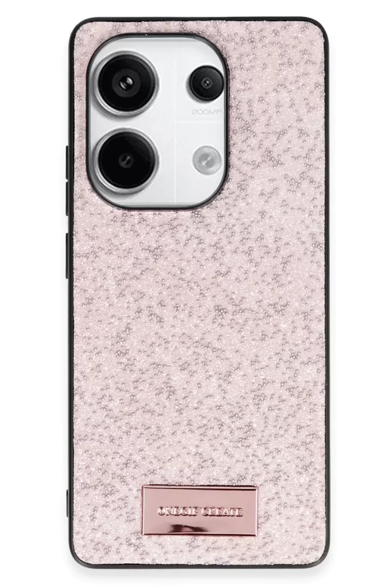 Onegif Xiaomi Redmi Note 13 Pro 4G Bright Simli Kapak - Pembe