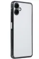 Newface Samsung Galaxy A06 Kılıf Razer Lensli Silikon - Siyah