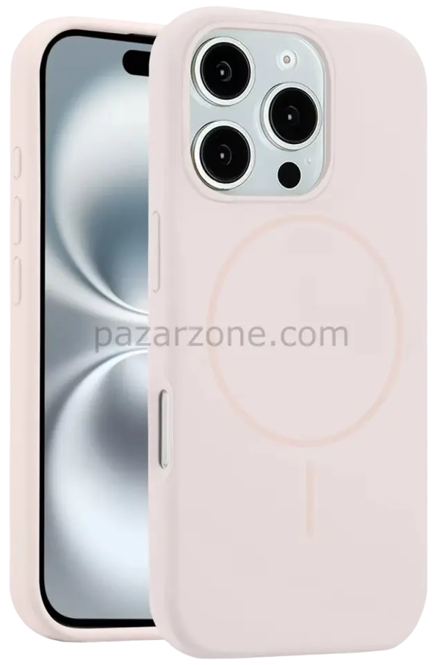 Joko Apple iPhone 16 Pro Max Kılıf Jully Magsafe Kapak - Pudra