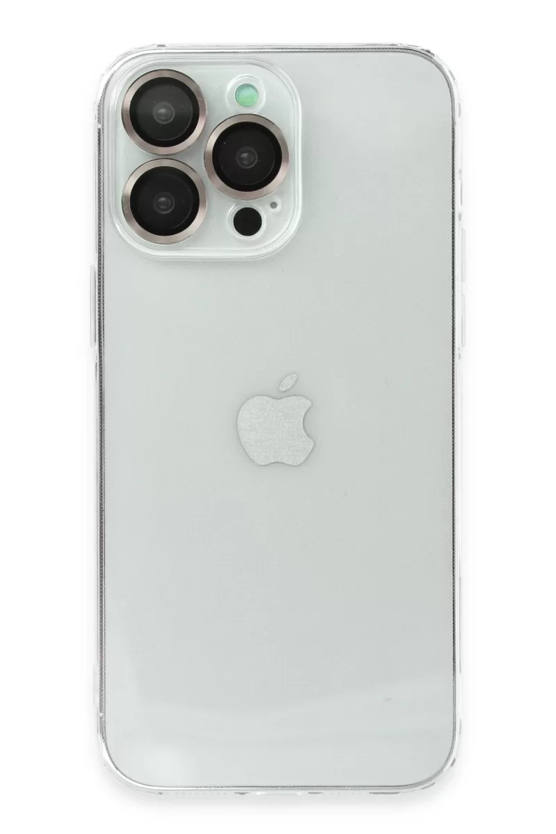 Newface Apple iPhone 13 Pro Kılıf Luko Lens Silikon -Yeşil