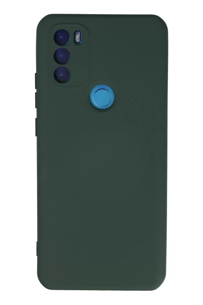 Newface General Mobile GM 21 Plus Kılıf Nano içi Kadife Silikon - Koyu Yeşil