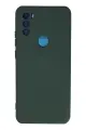 Newface General Mobile GM 21 Plus Kılıf Nano içi Kadife Silikon - Koyu Yeşil