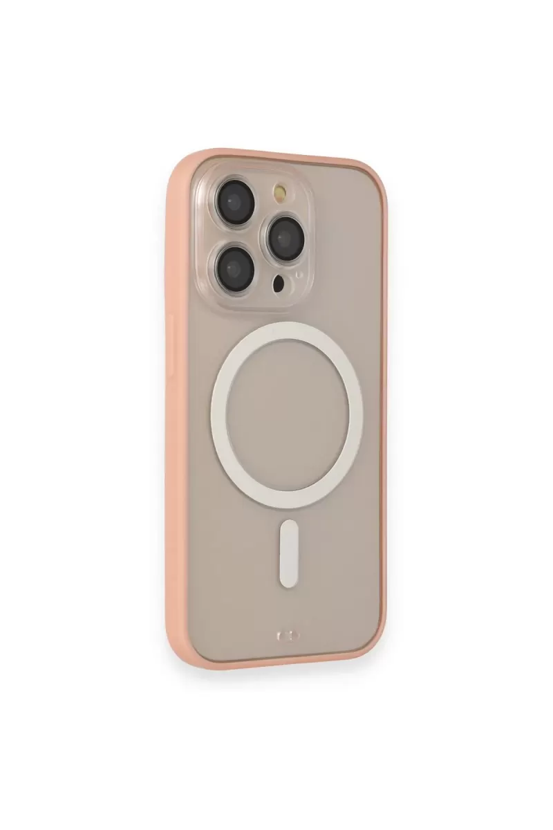 Newface Apple iPhone 14 Pro Kılıf Grand Magneticsafe Kapak - Pembe