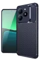 Newface Realme C61 Kılıf Auto Focus Karbon Kapak - Lacivert