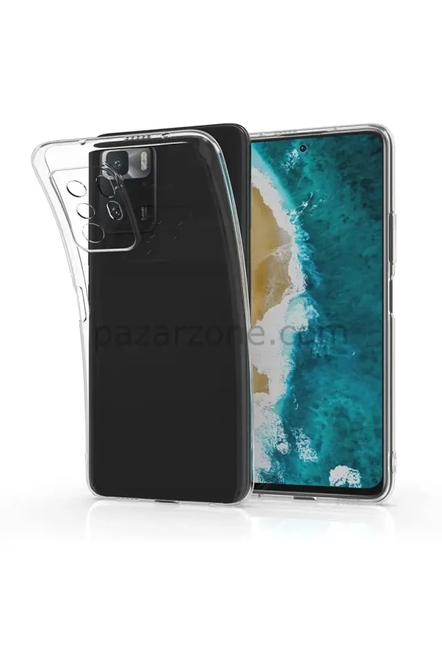 Newface Xiaomi Poco X3 GT Kılıf Lüx Şeffaf Silikon