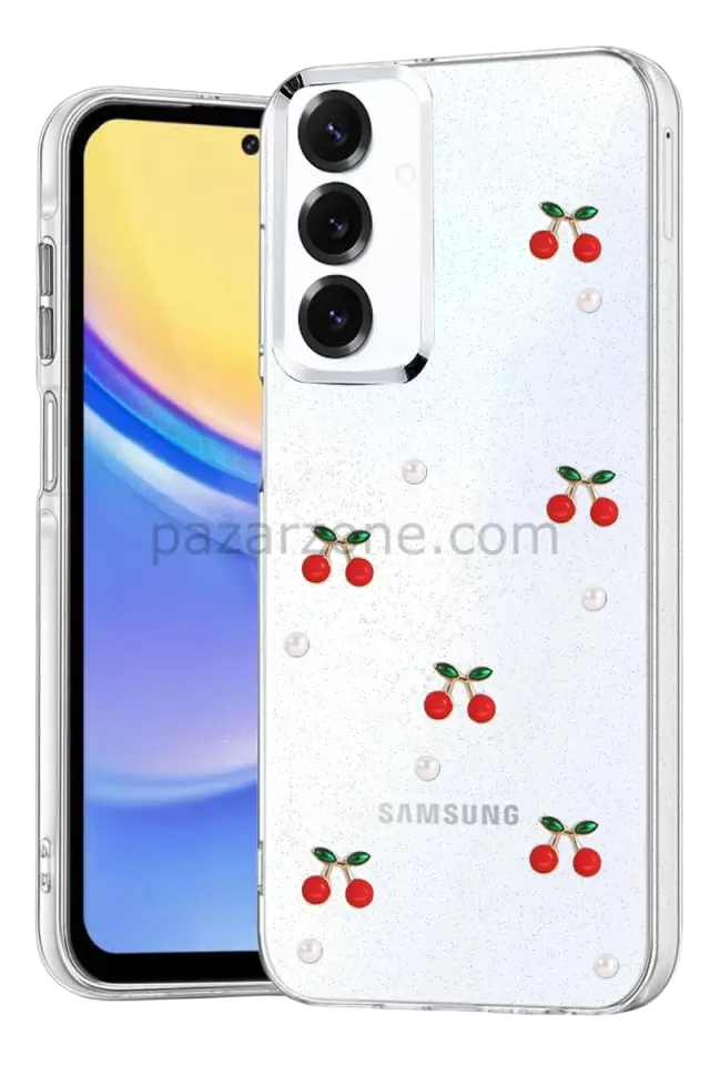 Newface Samsung Galaxy A54 5G Fiyonk Desenli Kapak - Desen 9