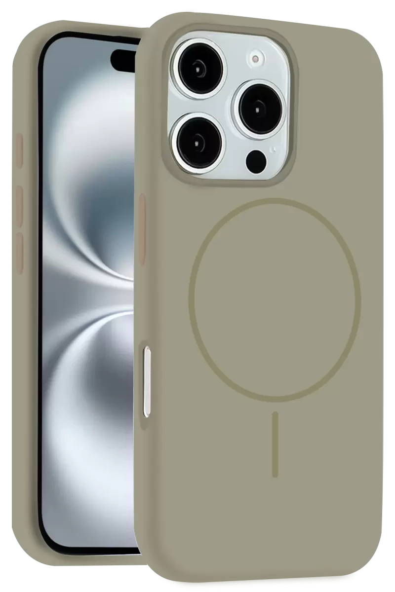 Joko Apple iPhone 16 Pro Max Kılıf Jully Magsafe Kapak - Çöl Titanyum