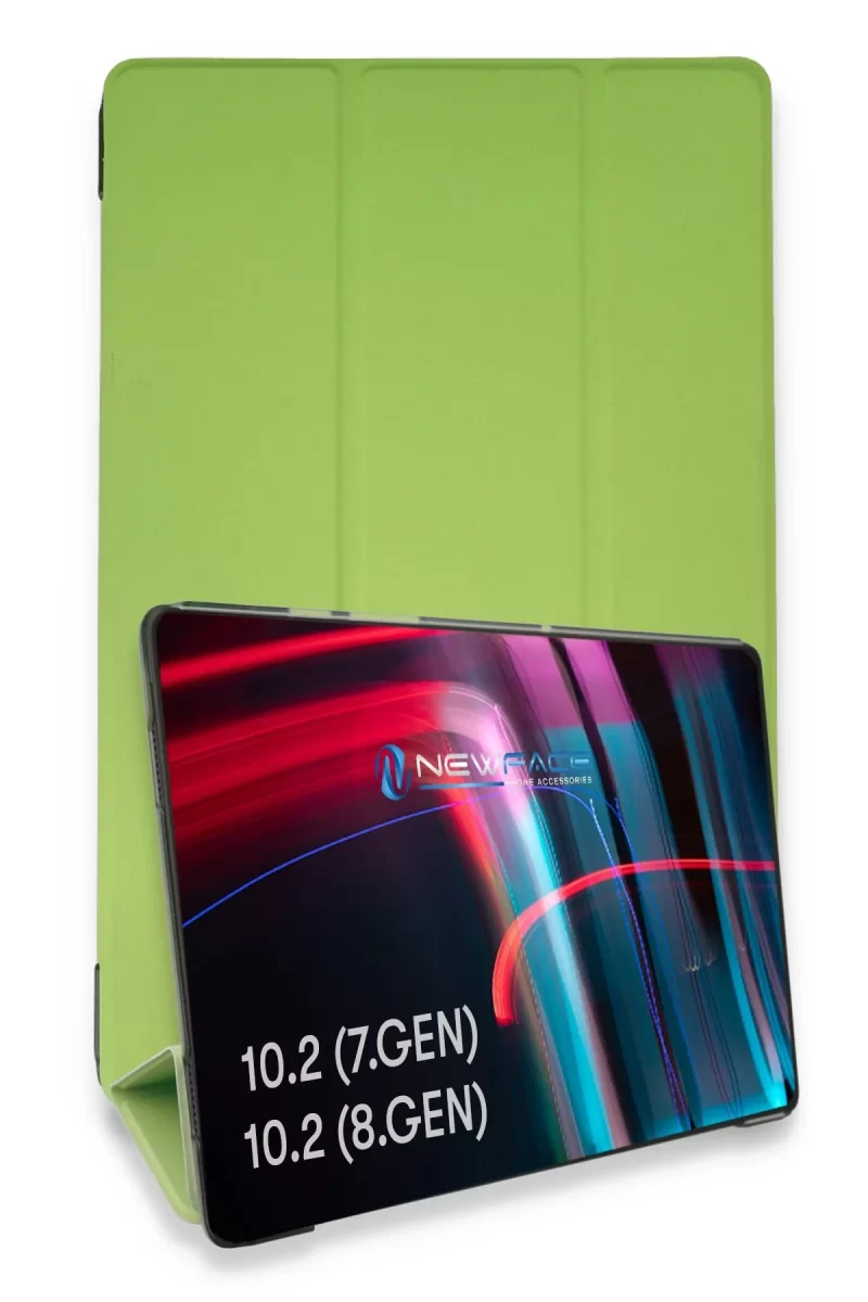 Newface Apple iPad 10.2 (7.nesil) Kılıf Tablet Smart Kılıf - Açık Yeşil