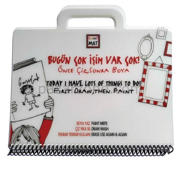 Funny Mat Mini Set - Bugün Çok İşim Var Çok!
