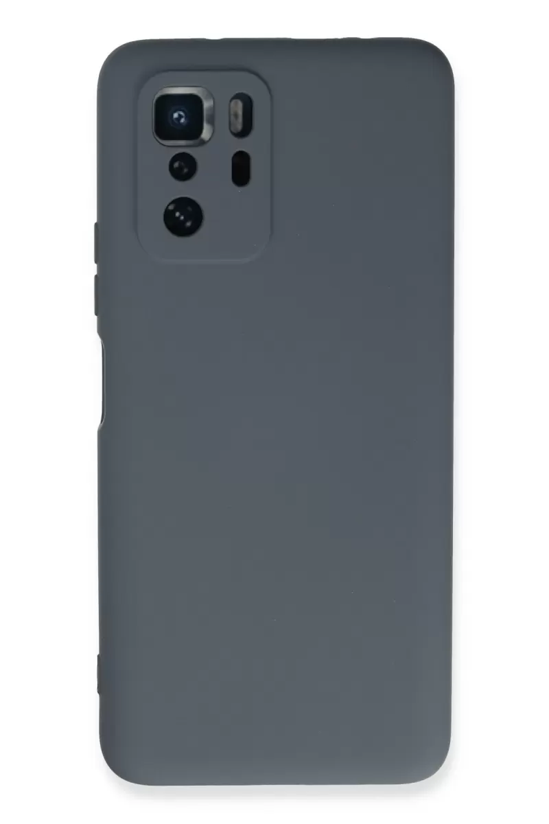Newface Xiaomi Poco X3 GT Kılıf Nano içi Kadife Silikon - Gri