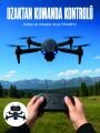 4K HD Kameralı Katlanabilir Drone Sabit Yükseklik Destekli Uzaktan Kumandalı Drone