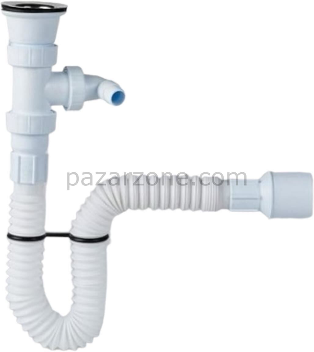 Japar Çatallı Lavabo Sifonu 50 mm
