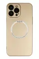 Newface Apple iPhone 14 Pro Kılıf Jack Magneticsafe Lens Silikon - Gold