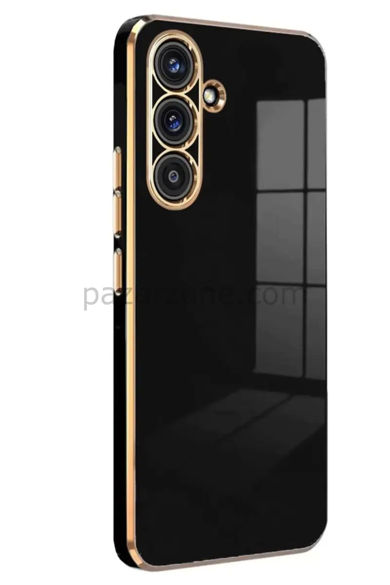 Newface Samsung Galaxy M34 5G Kılıf Volet Silikon - Siyah
