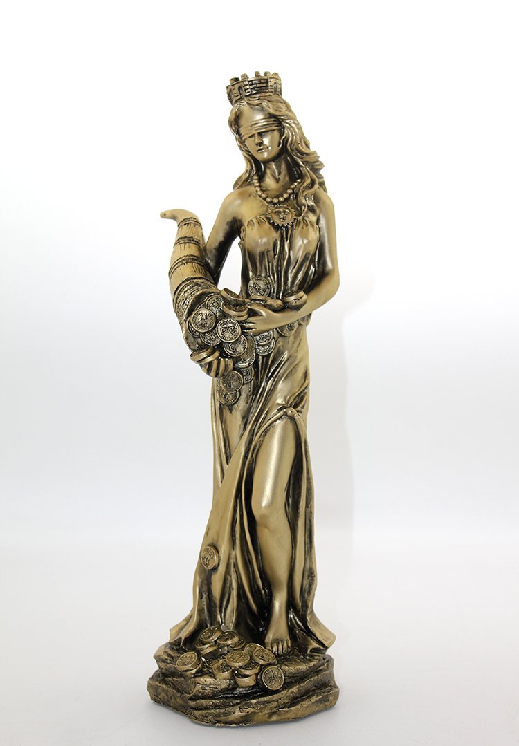 Polyester Bereket Tanrıçası Fortuna Figürü Model 1