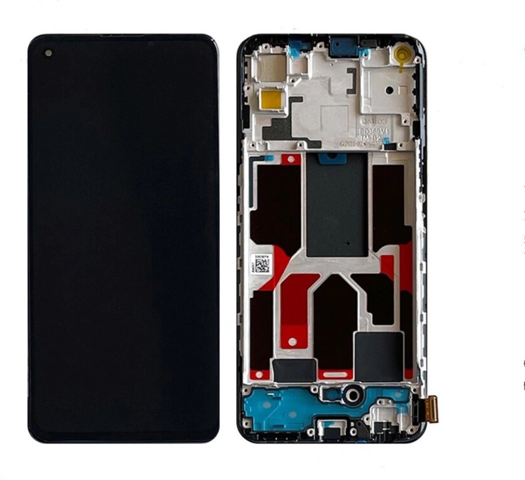 Reno 5 Lite Dokunmatik Ekran OLED Çıtalı (Siyah)