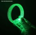 Yeşil Led Işıklı Baskı Yapılabilen Pilli Bileklik Bilezik