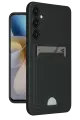 Newface Samsung Galaxy S24 Plus Kelvin Kartvizitli Silikon - Siyah