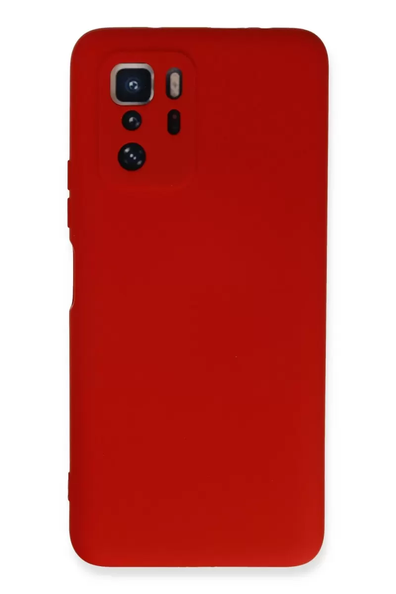 Newface Xiaomi Poco X3 GT Kılıf Nano içi Kadife Silikon - Kırmızı