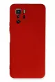 Newface Xiaomi Poco X3 GT Kılıf Nano içi Kadife Silikon - Kırmızı