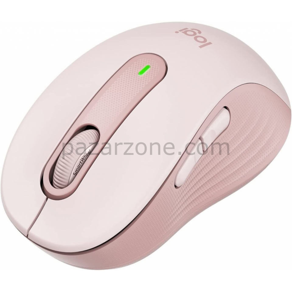 LOGITECH 910-006254, M650 Signature, Rose, Sağ El, USB Nano 2,4G Kablosuz, 4000dpi, Optik, 5 Tuşlu, 24ay Pil Ömrü, Sessiz Mouse