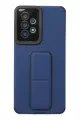 Newface Samsung Galaxy A53 5G Kılıf Mega Standlı Silikon - Mavi