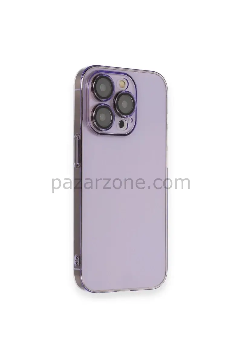 Newface Apple iPhone 13 Pro Kılıf Armada Lensli Kapak - Lila