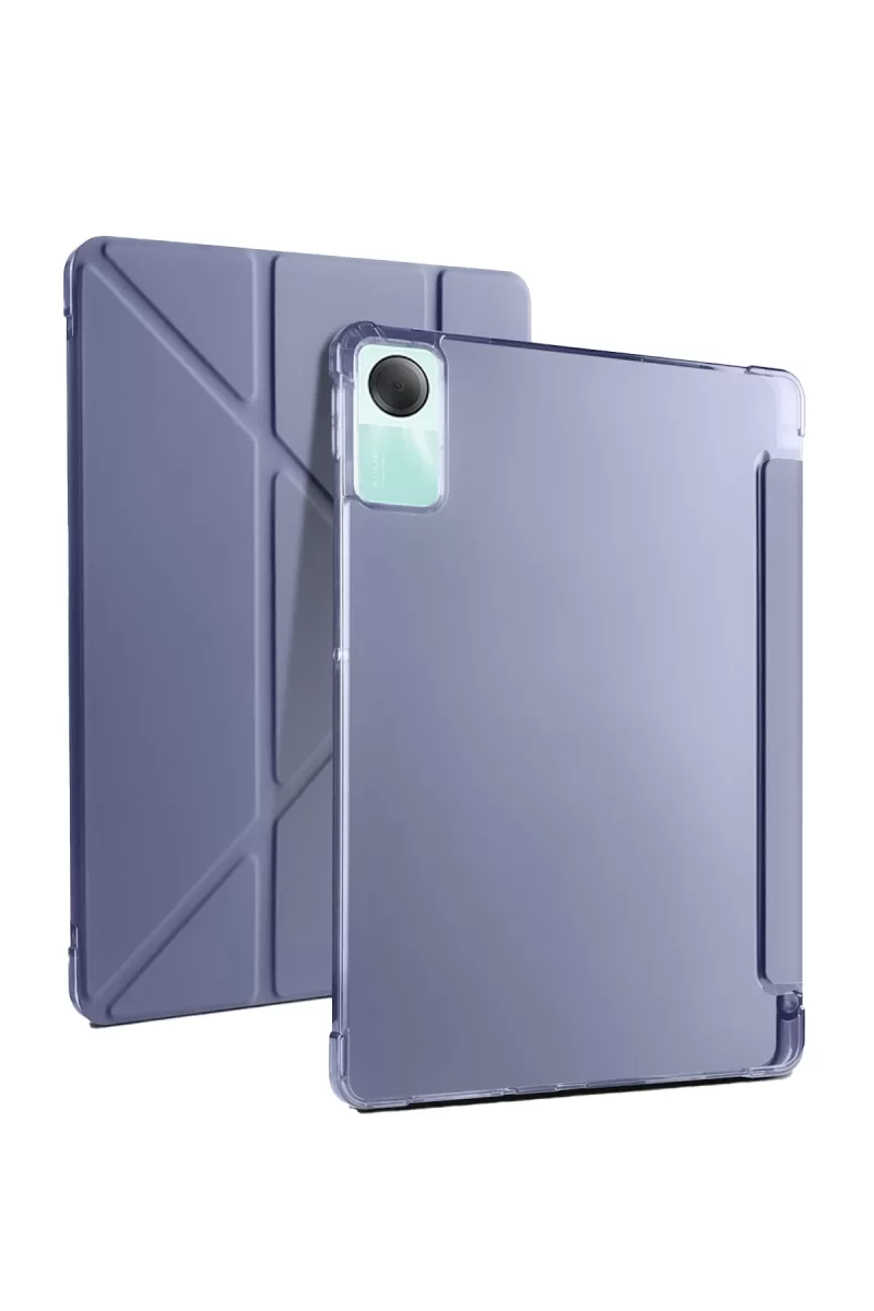 Newface Xiaomi Redmi Pad SE 4G Kılıf Kalemlikli Mars Tablet Kılıfı - Lavender