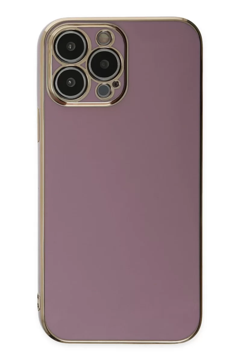 Newface Apple iPhone 15 Pro Max Kılıf Volet Silikon - Mor