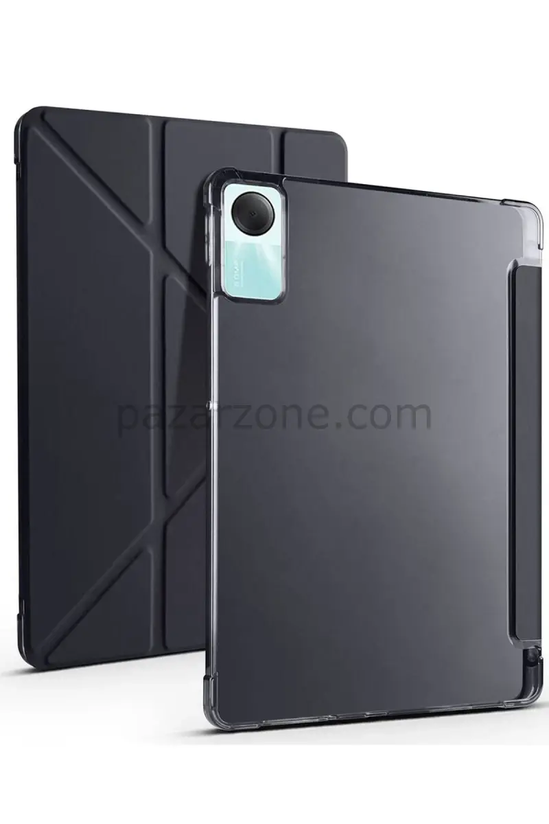 Newface Xiaomi Redmi Pad SE 4G Kılıf Kalemlikli Mars Tablet Kılıfı - Siyah