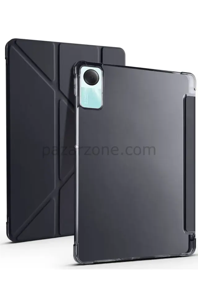 Newface Xiaomi Redmi Pad SE 4G Kılıf Kalemlikli Mars Tablet Kılıfı - Siyah