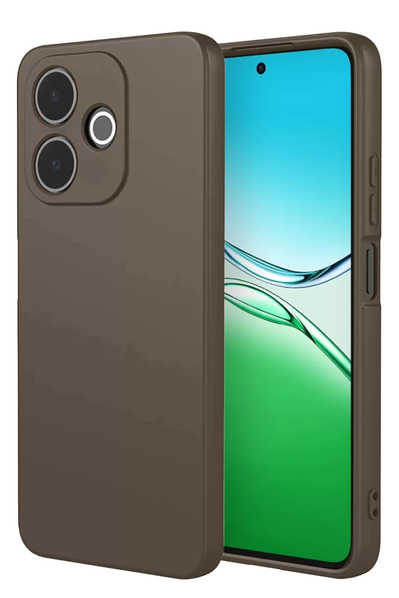 Newface Oppo A5 Pro 4G First Silikon - Kahverengi