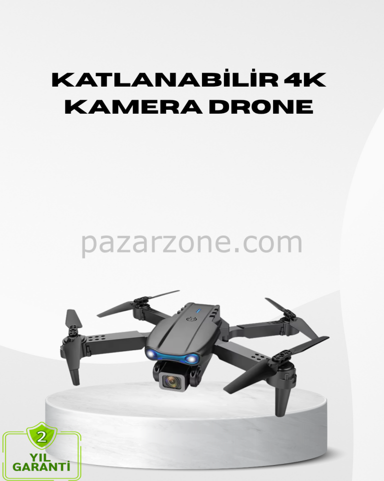 4K Katlanabilir Drone Uzaktan Kontrollü Wi-Fi Görüntü Aktarımlı