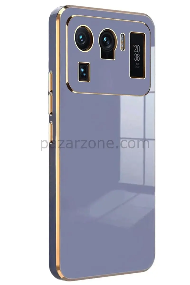 Newface Xiaomi Mi 11 Ultra Kılıf Volet Silikon - Mavi
