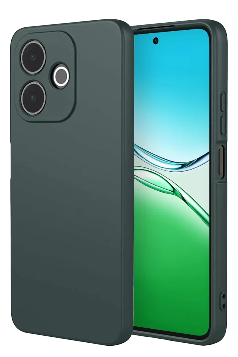 Newface Oppo A5 Pro 4G First Silikon - Koyu Yeşil
