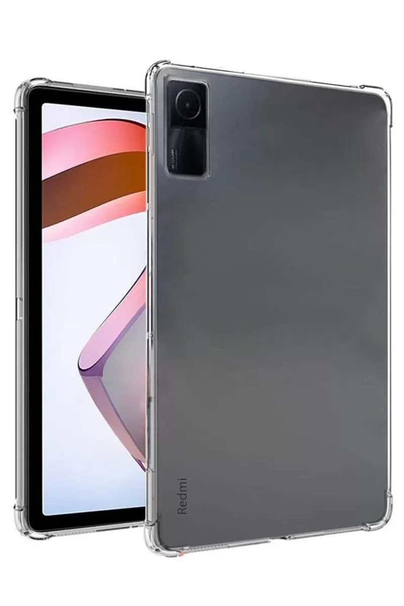 Newface Xiaomi Redmi Pad SE Kılıf Anti Shock Tablet Silikon - Şeffaf