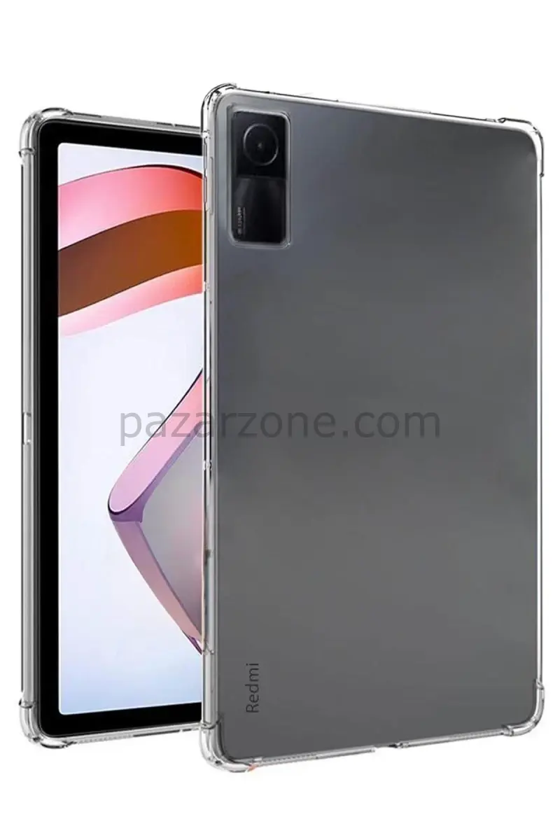 Newface Xiaomi Redmi Pad SE Kılıf Anti Shock Tablet Silikon - Şeffaf