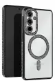 Newface Samsung Galaxy A25 5G Joke Simli Magneticsafe Kılıf - Siyah
