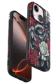 Onegif Apple iPhone 15 Plus Flower Series Magsafe Kapak - Siyah