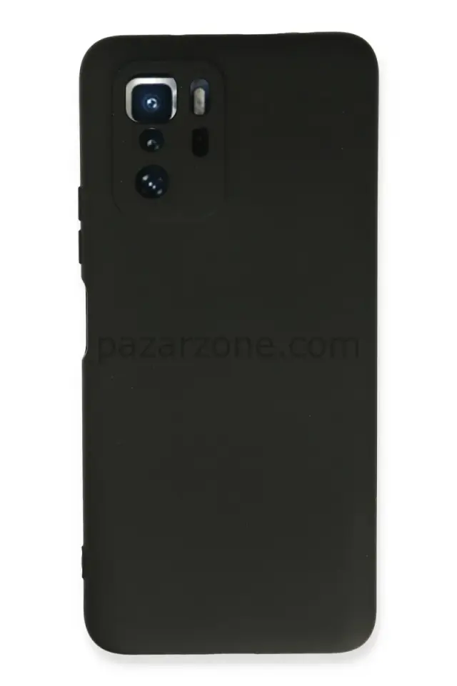 Newface Xiaomi Poco X3 GT Kılıf Nano içi Kadife Silikon - Siyah