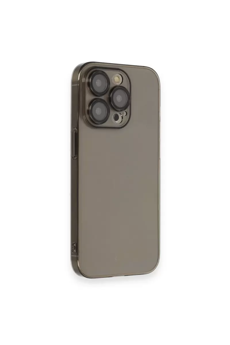 Newface Apple iPhone 13 Pro Kılıf Armada Lensli Kapak - Siyah
