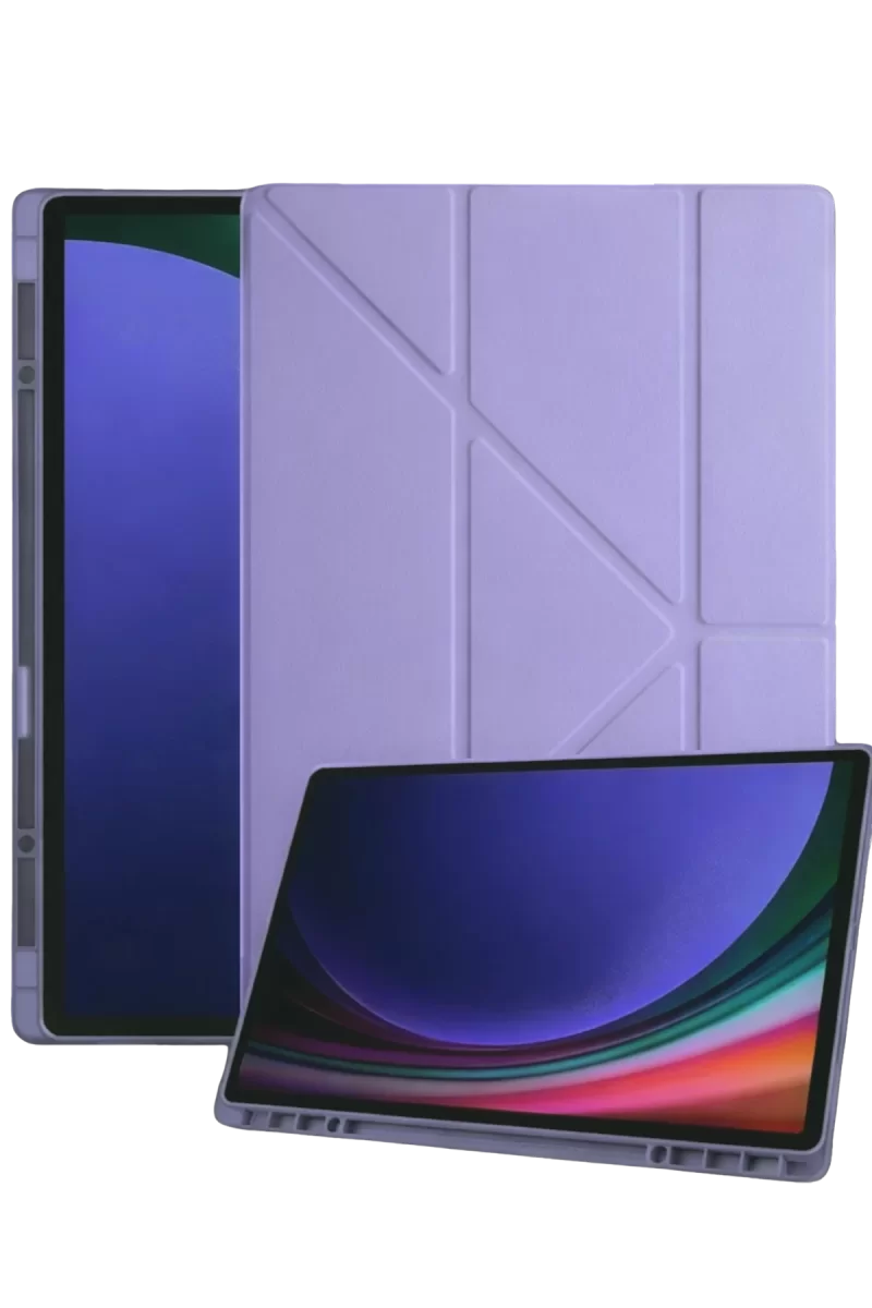 Newface Samsung Galaxy Tab A11 Plus Kalemlikli Mars Tablet Kılıfı - Lila