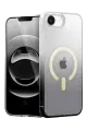 Newface Apple iPhone 16E Pummel Shiny Magsafe Kapak - Siyah