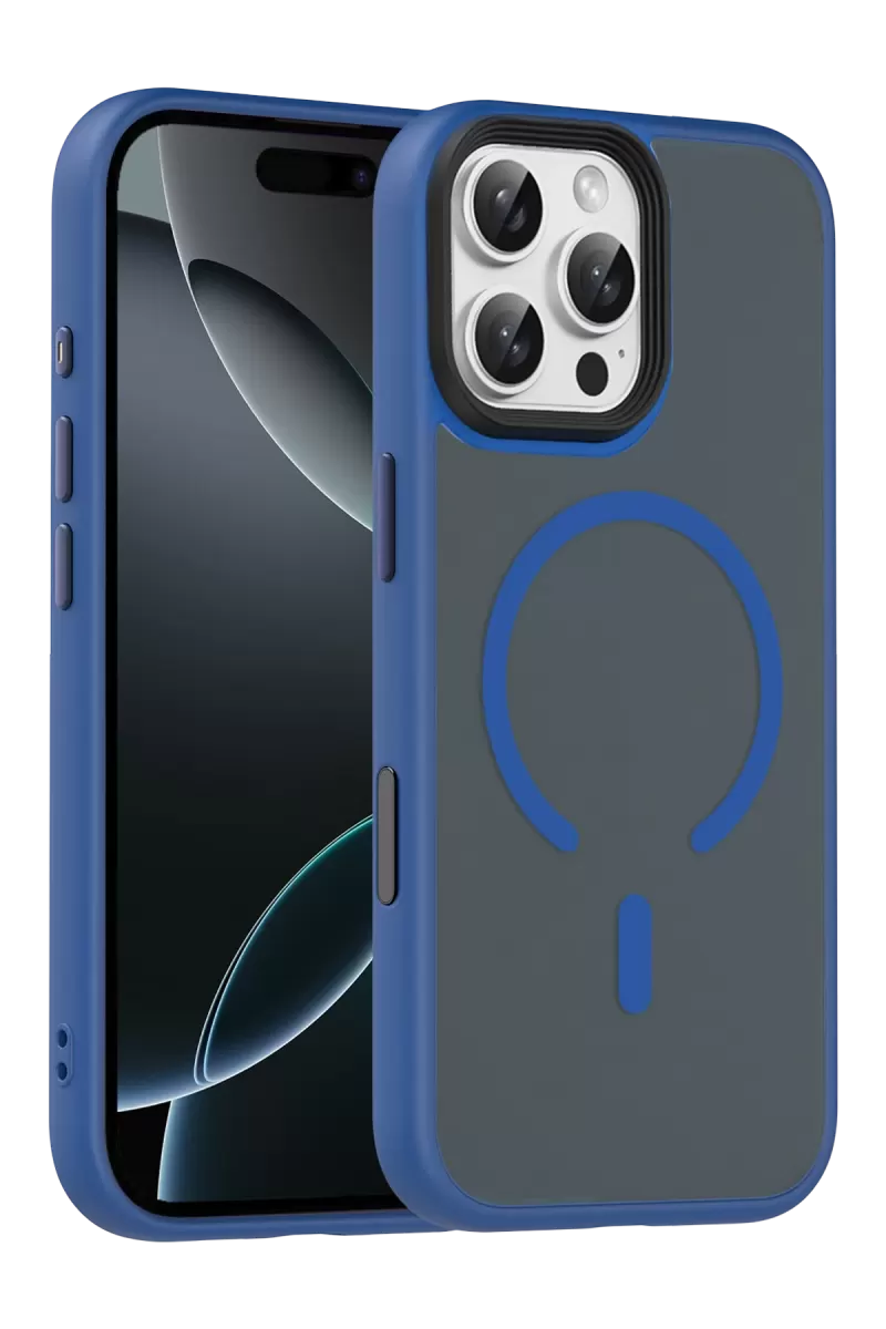 Joko Apple iPhone 16 Pro Max Megane Magsafe Kapak - Lacivert