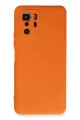 Newface Xiaomi Poco X3 GT Kılıf Nano içi Kadife Silikon - Turuncu