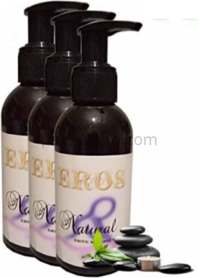 Eros Hologramlı Aromaterapi Natural Massage Oil 120 Ml Kokusuz  Masaj Yağı 3 Adet