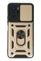 Newface Xiaomi Poco X3 GT Kılıf Pars Lens Yüzüklü Silikon - Gold